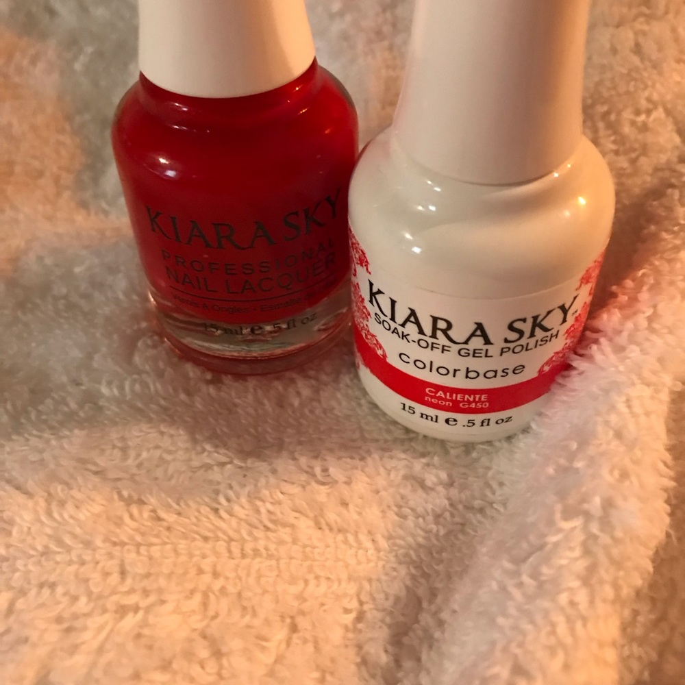 Kiara Sky Nail Lacquer w/matching gel polish